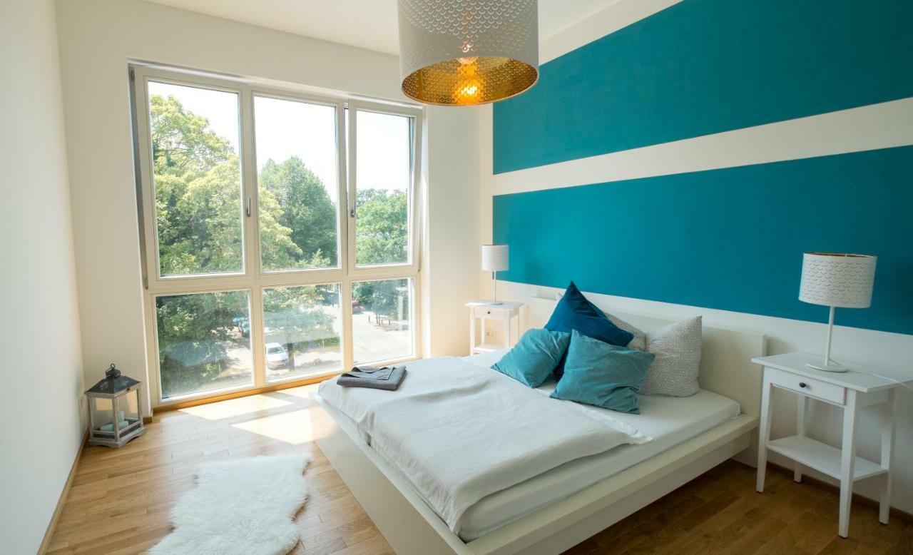 City Apartment Am Stadthafen Leipzig Eksteriør bilde
